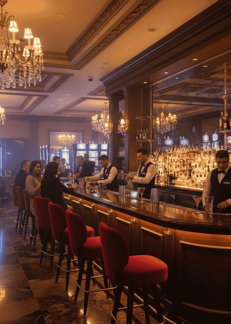 Koktajl Golden Flame z pomarańczami